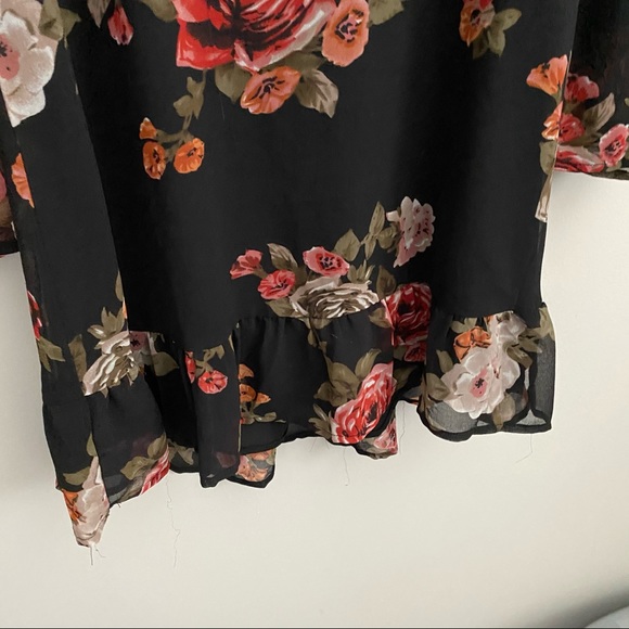 Lulu's Alive with Artistry Black Floral Dress - Picture 5 of 8